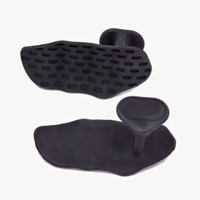 Strengthen finger fitness hand grip trainer two-piece five-finger strength trainer rock climbing finger trainer (Color: 1PC-black)