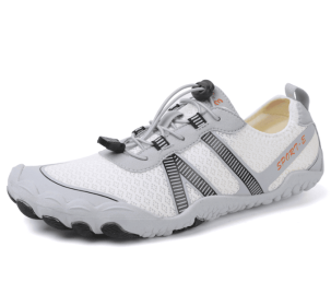 Couples fitness sneakers outdoor beach swimming shoes anti-slip wear-resistant men's and women's running shoes yoga shoes professional upstream s (Color: White, size: 36)